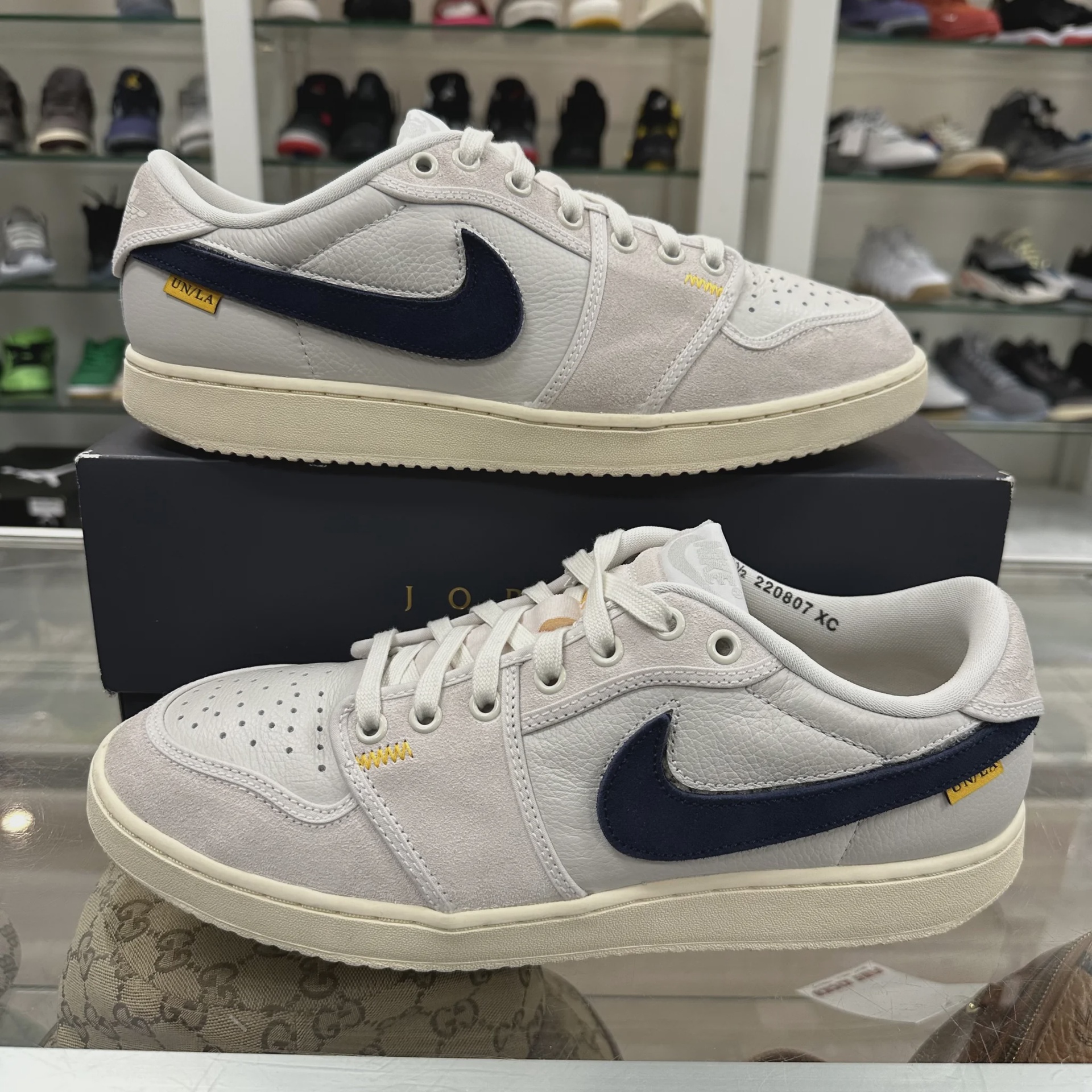 Jordan Air Jordan 1 Retro AJKO Low SP Union Sail Leather - Size US M 11.5