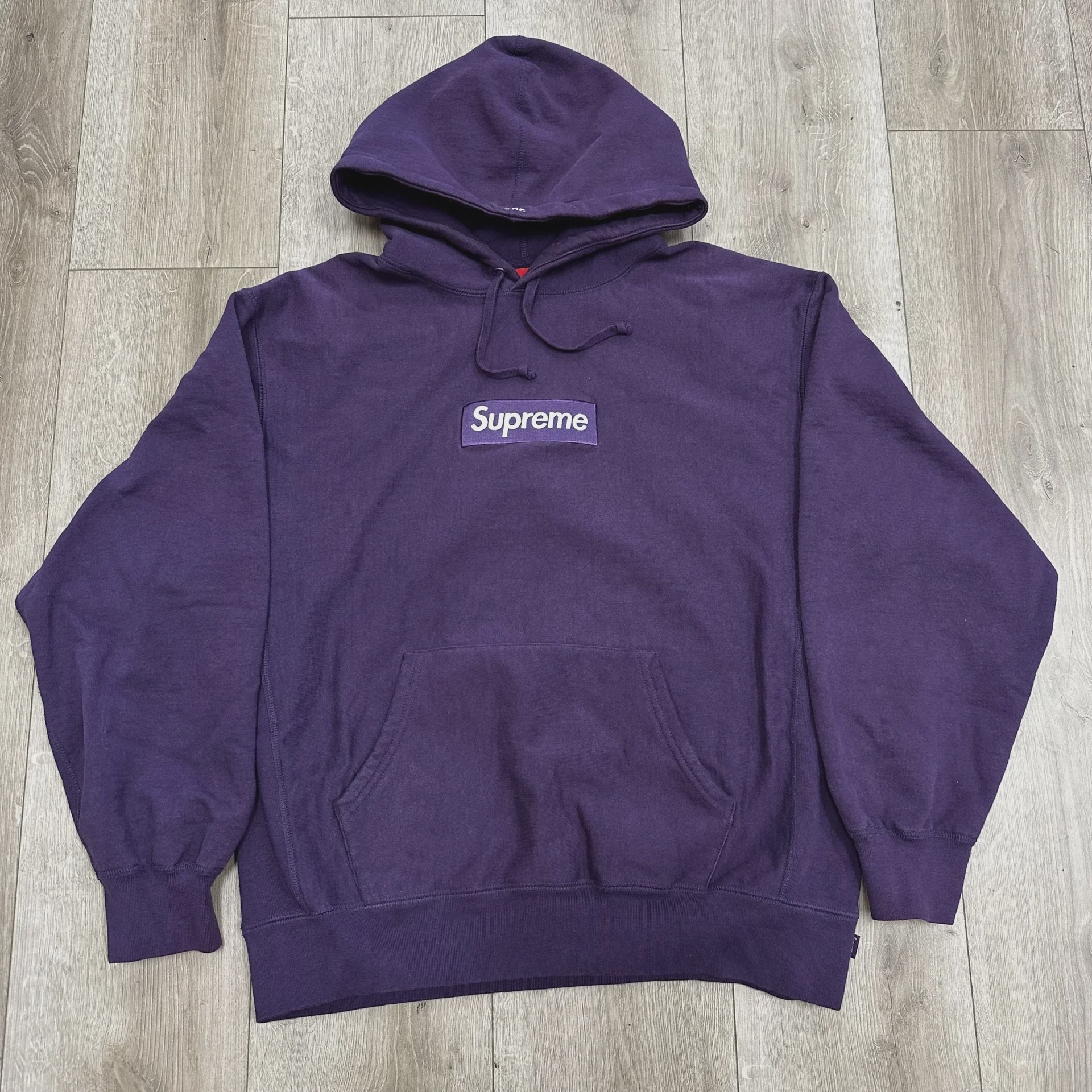 Supreme Supreme Box Logo Hooded Sweatshirt (FW23) Dark Purple - Size L