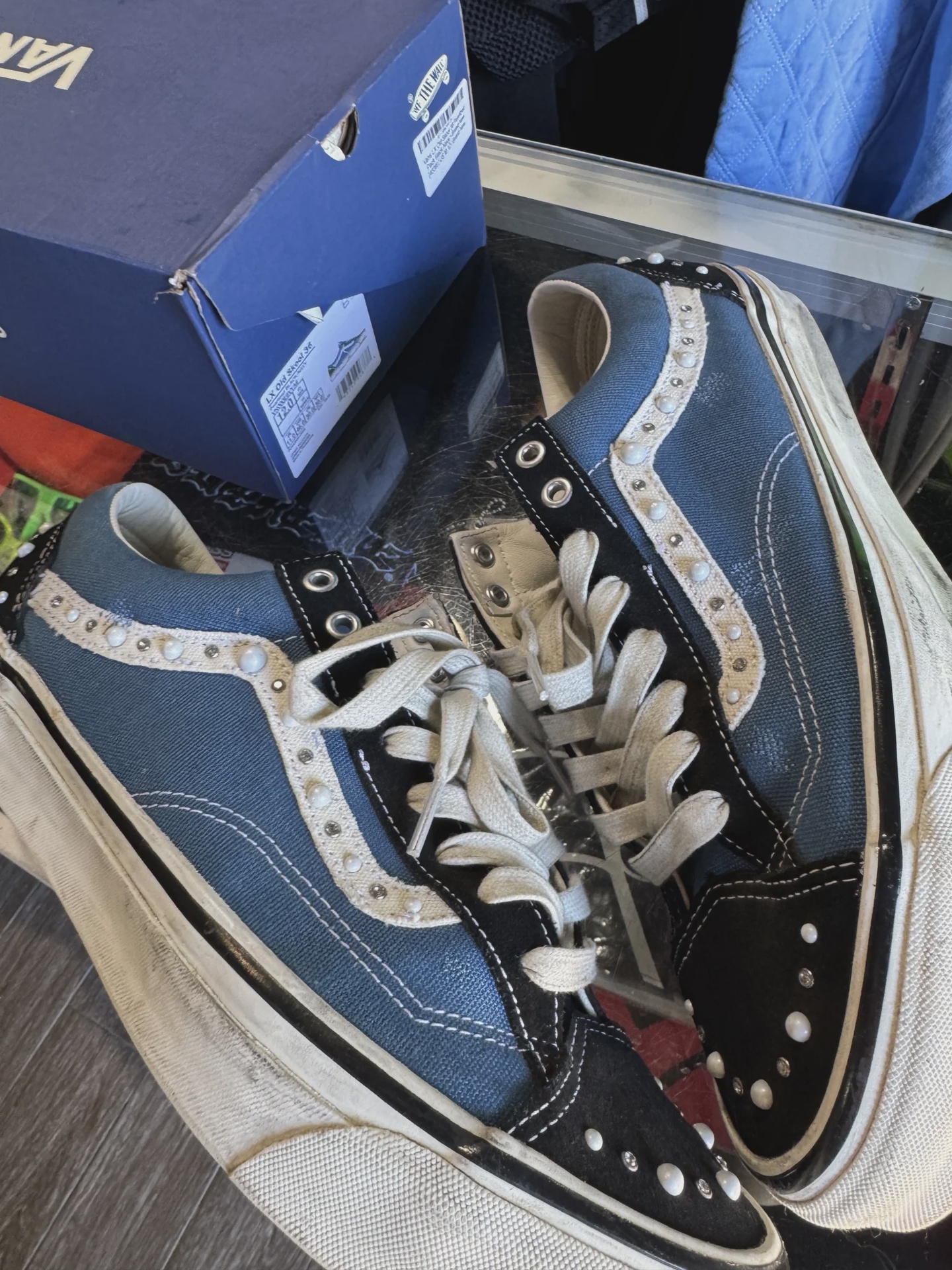 Vans LX Old Skool 36 Pearlized Pack Black Navy • Pre-Owned [8006] - photo 3