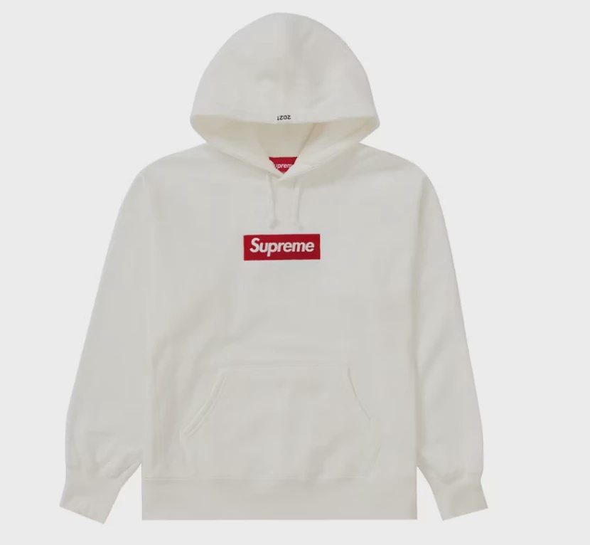 Supreme Box Logo Hooded Sweatshirt White • Brand New [2496]
