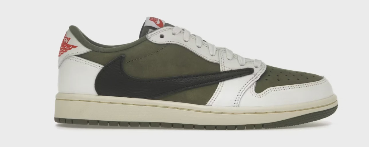 Jordan 1 Retro Low OG SP Travis Scott Medium Olive • Brand New [7946]