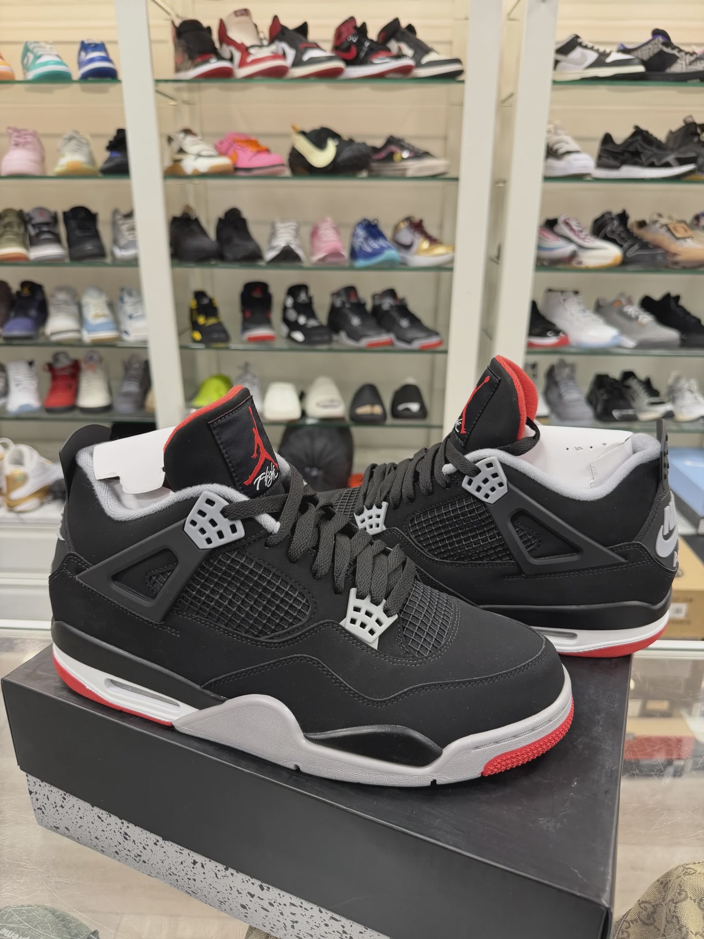 Jordan Air Jordan 4 Retro Black Red (2019) - Size US M 11.5