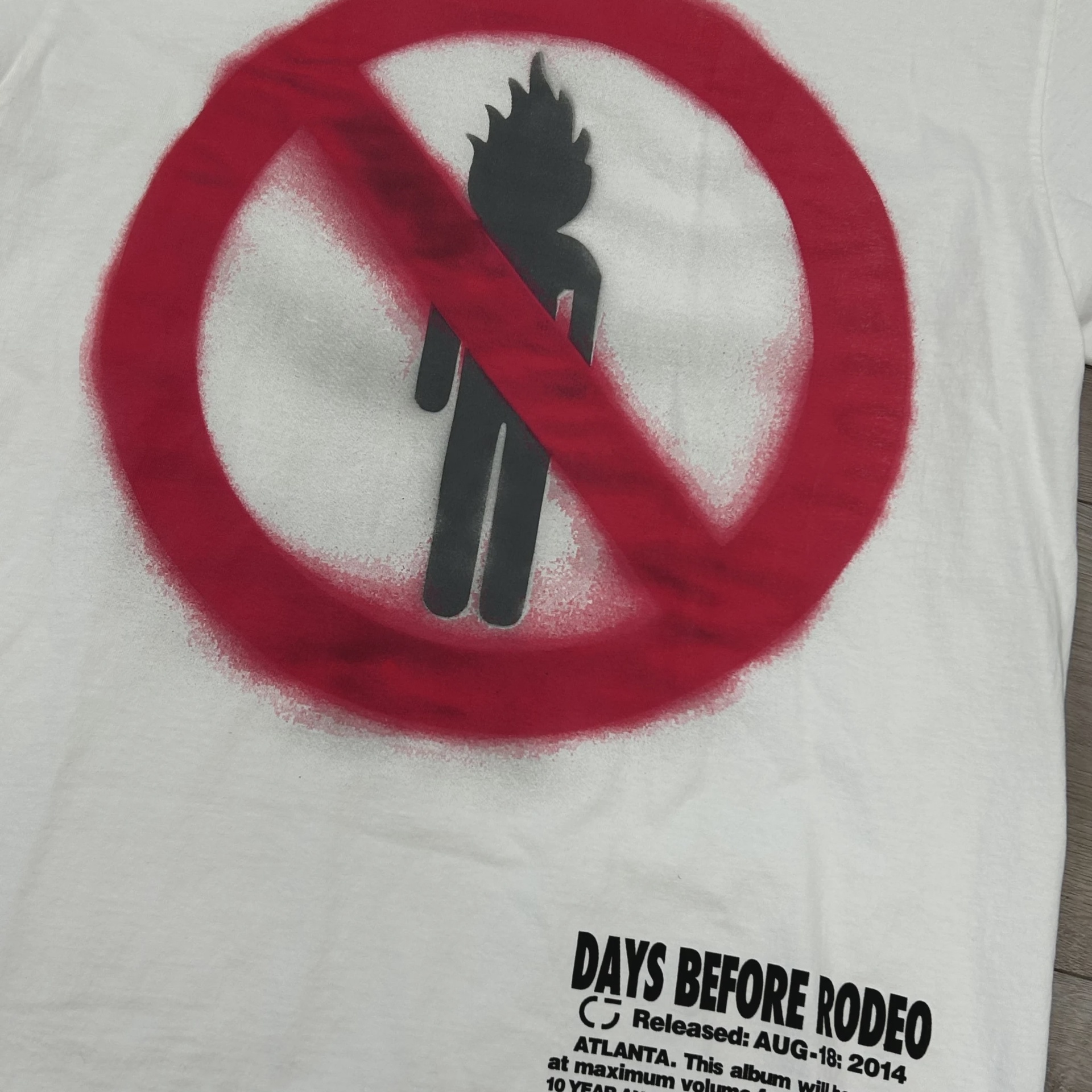 Travis Scott "Not Our First Rodeo" 10-Year Anniversary Tee • 4460 3