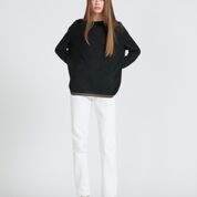 REED JUMPER - BLACK PEPPER + CHESTNUT