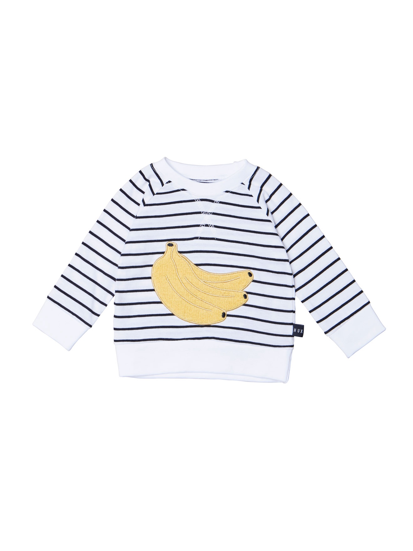 BANANA STRIPE SWEATSHIRT