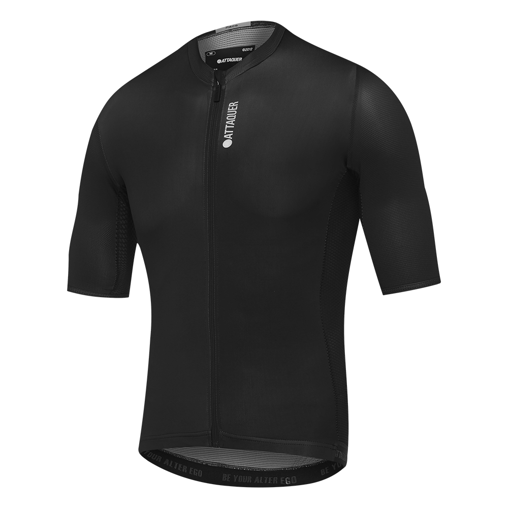 ATQ Mens Race SS Jersey Black