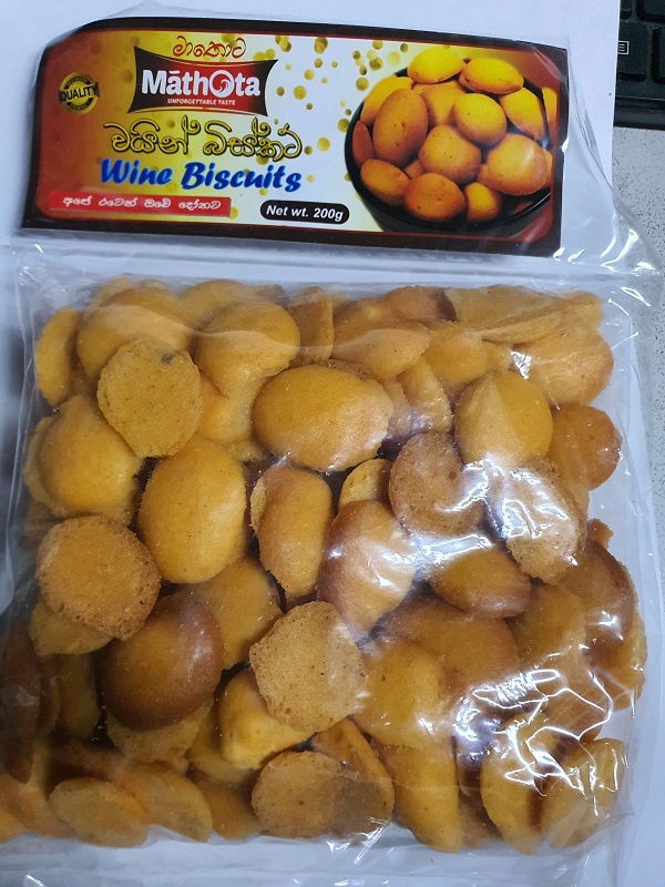 Mathota Wine Biscuits 200g