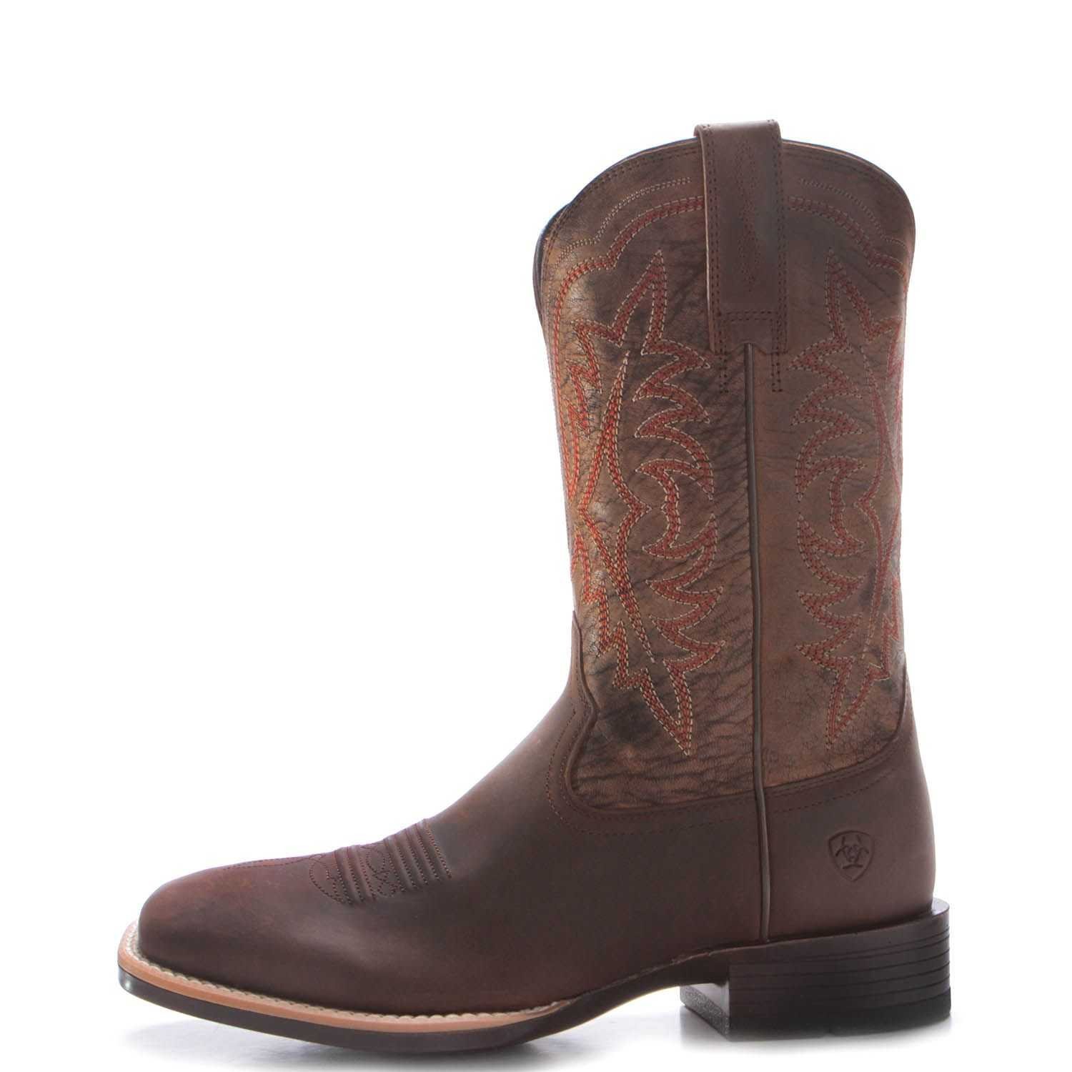 brown rugged boots
