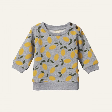 EMERSON SWEATER - LEMMONY GREY MARL PRINT