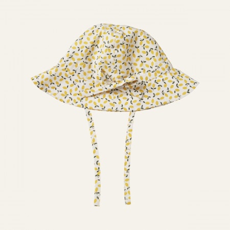 POPLIN SUNHAT - LEMMONY PRINT