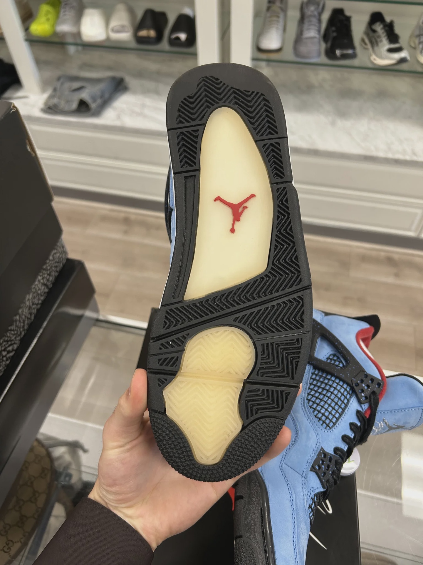 Air Jordan 4 Retro Travis Scott Cactus Jack • Pre-Owned [7298] - photo 5