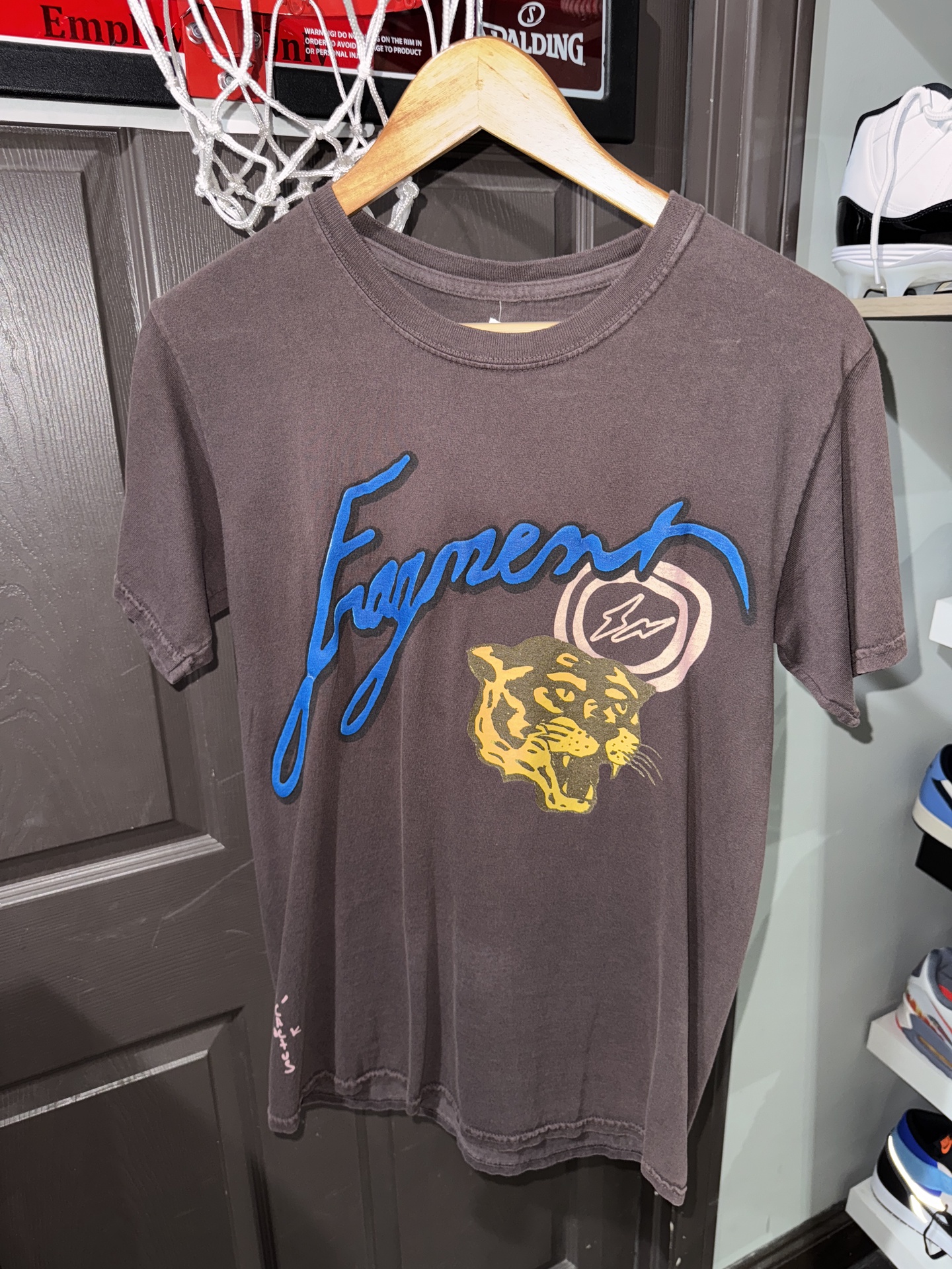 Travis Scott Cactus Jack For Fragment Icons Tee Brown - Pre Owned