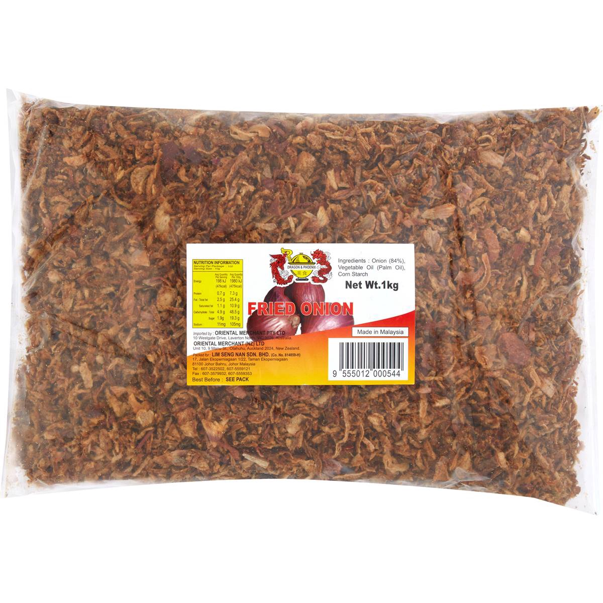 Dragon & Phoenix Fried Onion 1kg