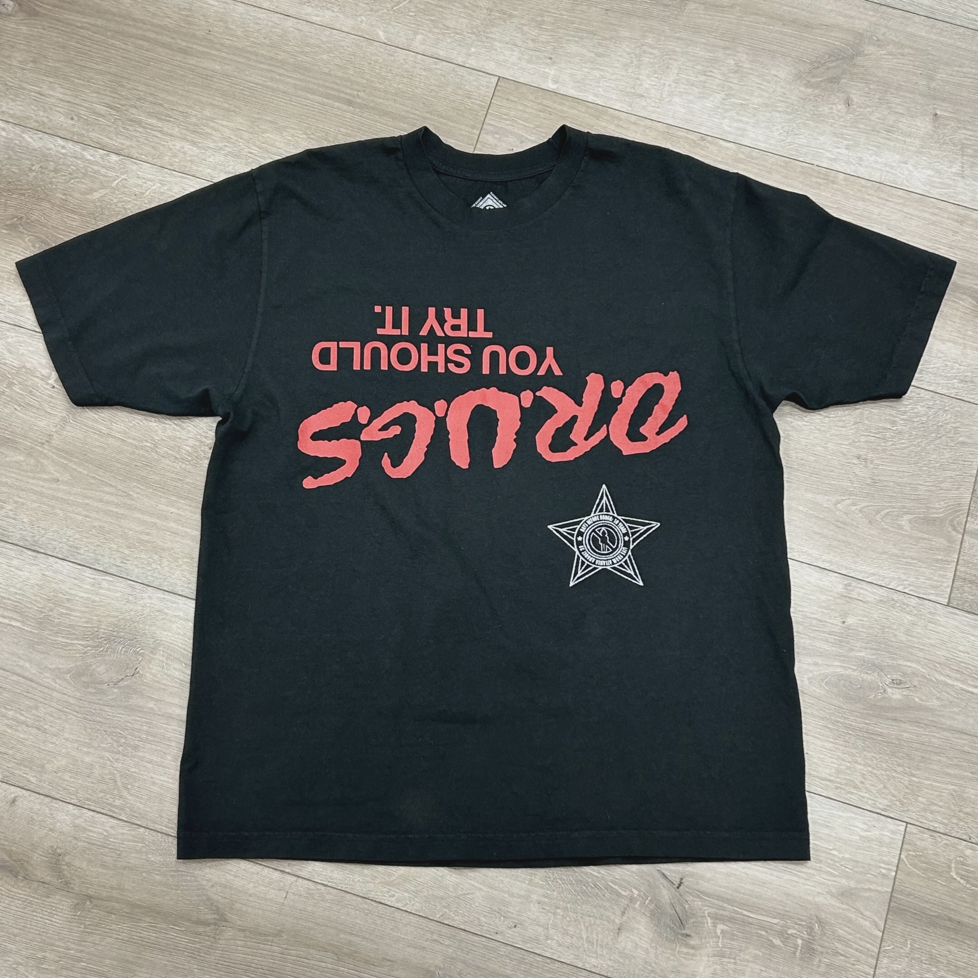 Travis Scott Days Before Rodeo "Drugs You Should Try It" 10-Year Anniversary Tee • Brand New [5069]