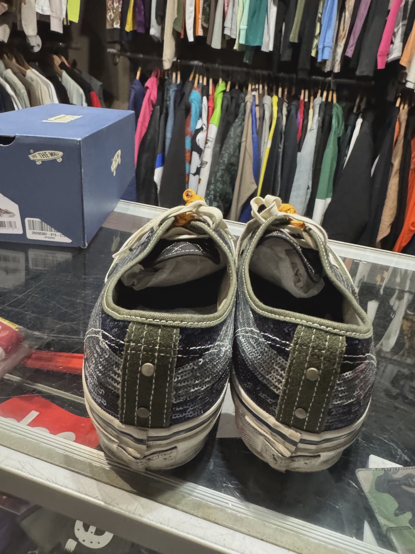 Vans Premium Authentic La Habana Green Blue • Pre-Owned [6865] 3
