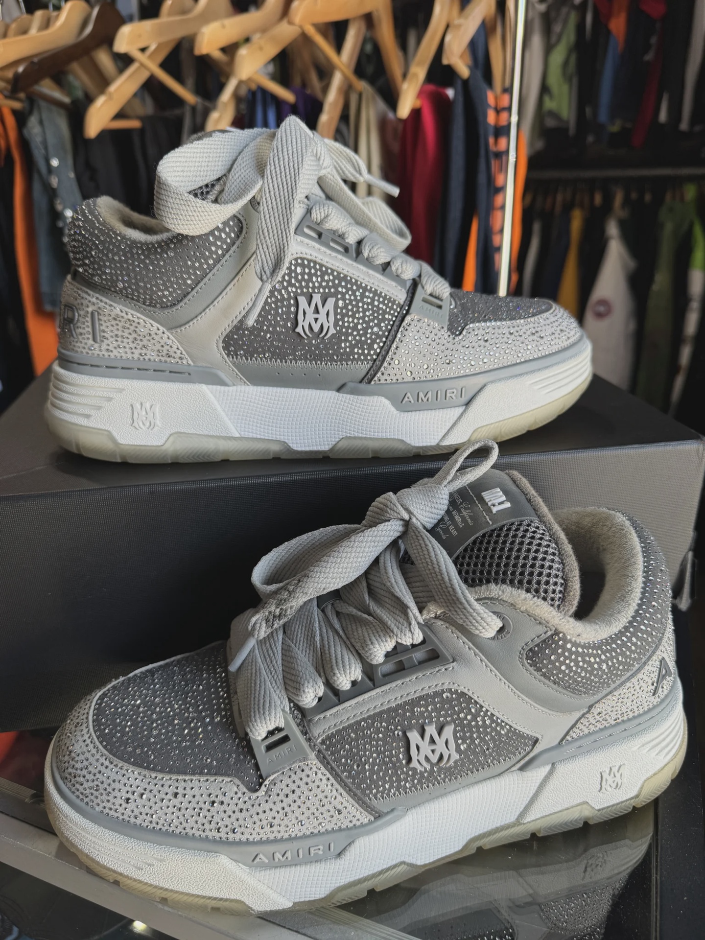 Amiri Amiri Ma1 Crystal Sneaker - Size US M 10