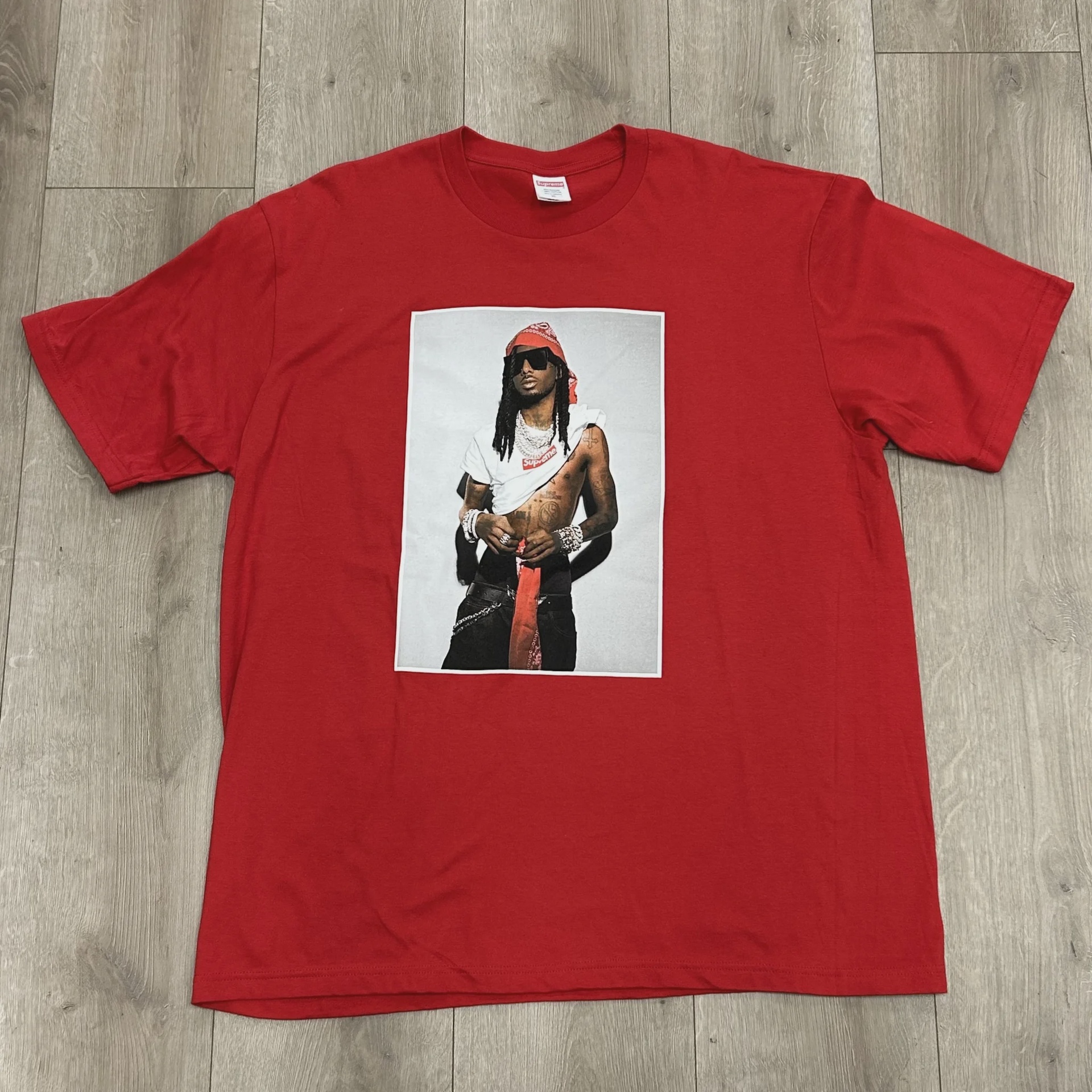 Supreme FW25 Supreme Playboi Carti Tee Red - Size XL