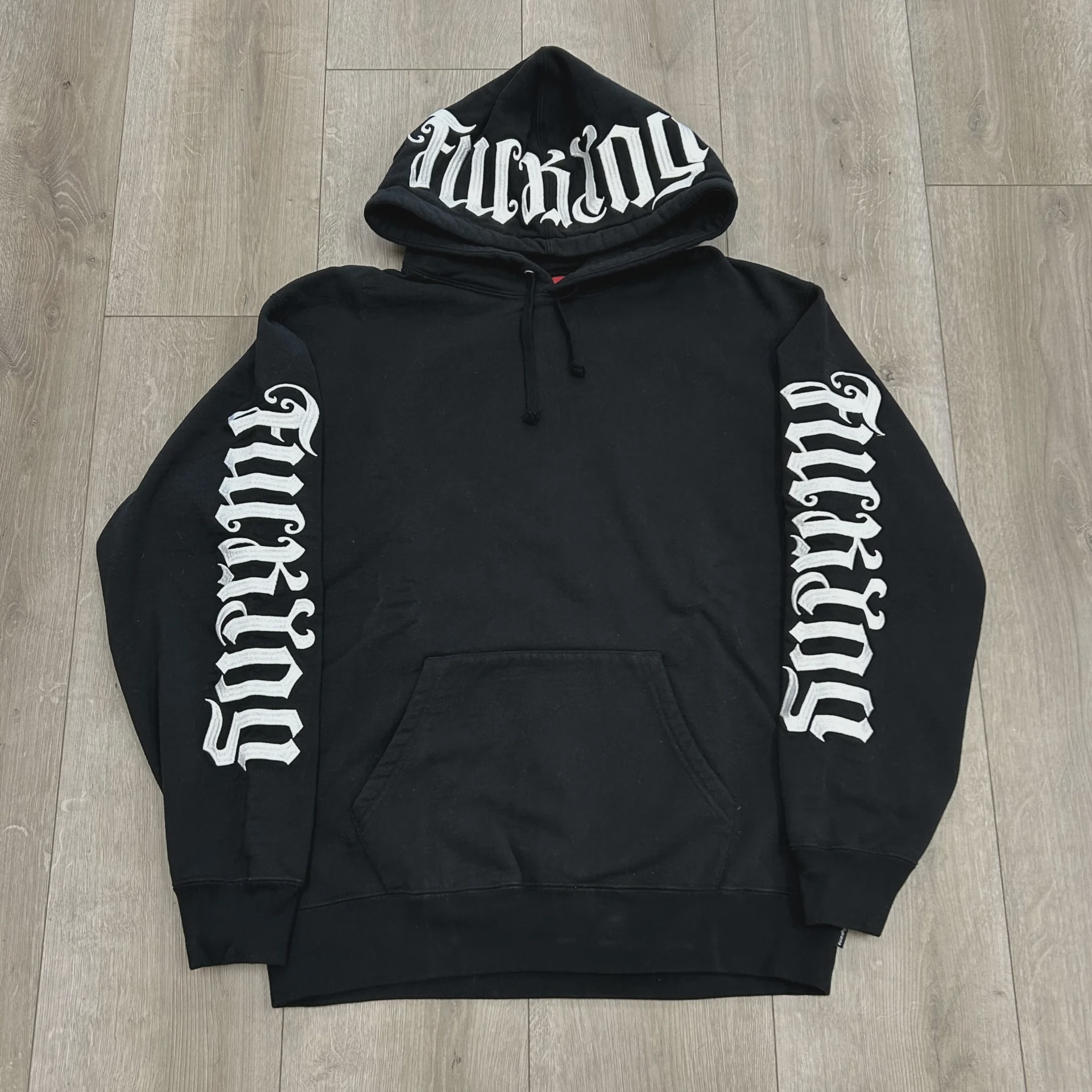 Supreme Supreme Ambigram Hooded Sweatshirt in Black - Size M