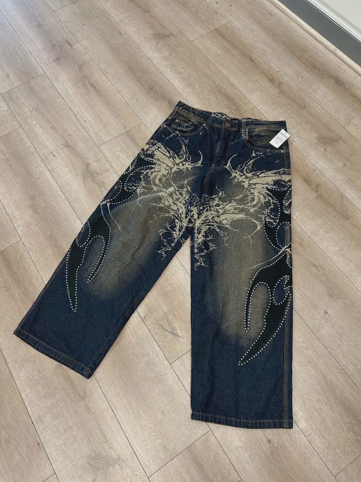 Void Extra Wide Dark Blue Baggy Jeans • Brand New [3464] - photo 1