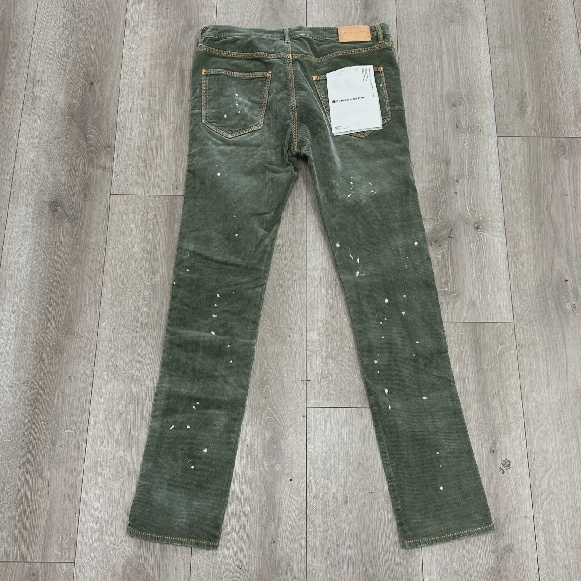 Purple Brand PURPLE BRAND 3-Needle Forest Wash Repair Skinny Jeans - Size 32