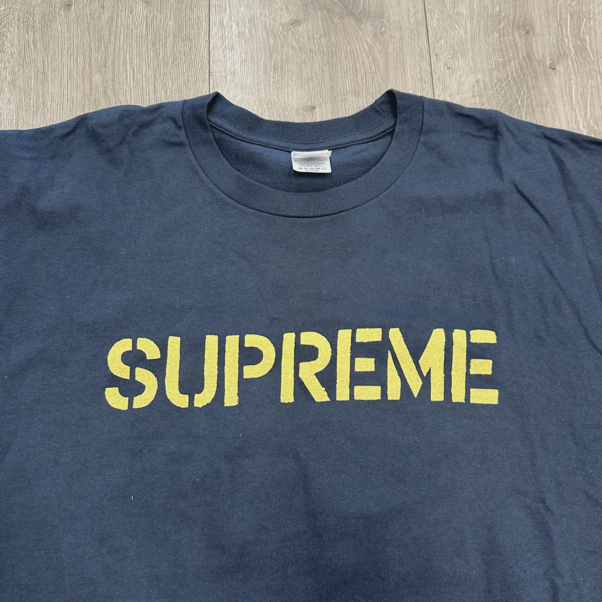 Supreme Hard Tee Navy • Brand New [2104] - photo 2