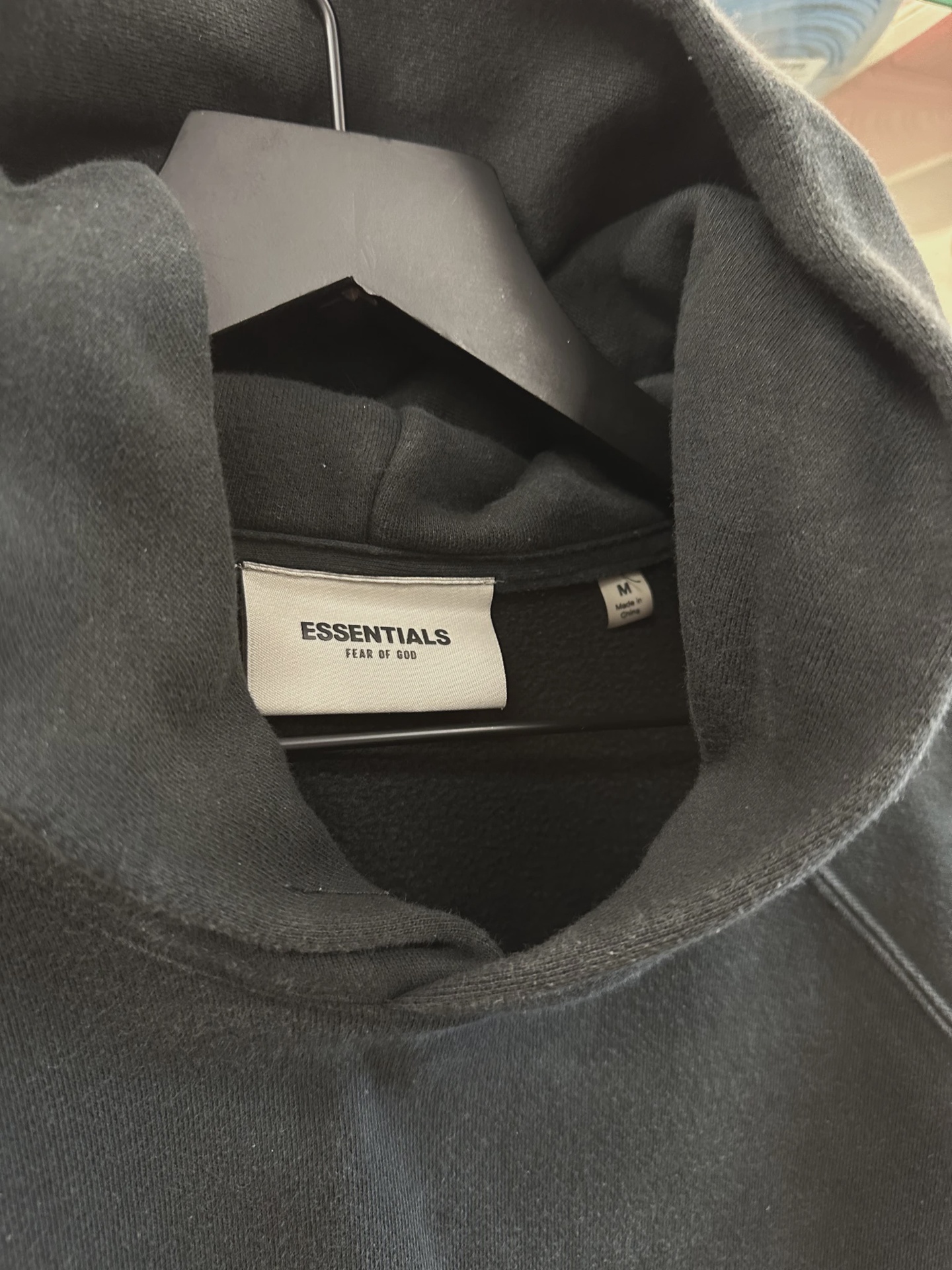Essentials black hoodie • Pre-Owned [6200] 3