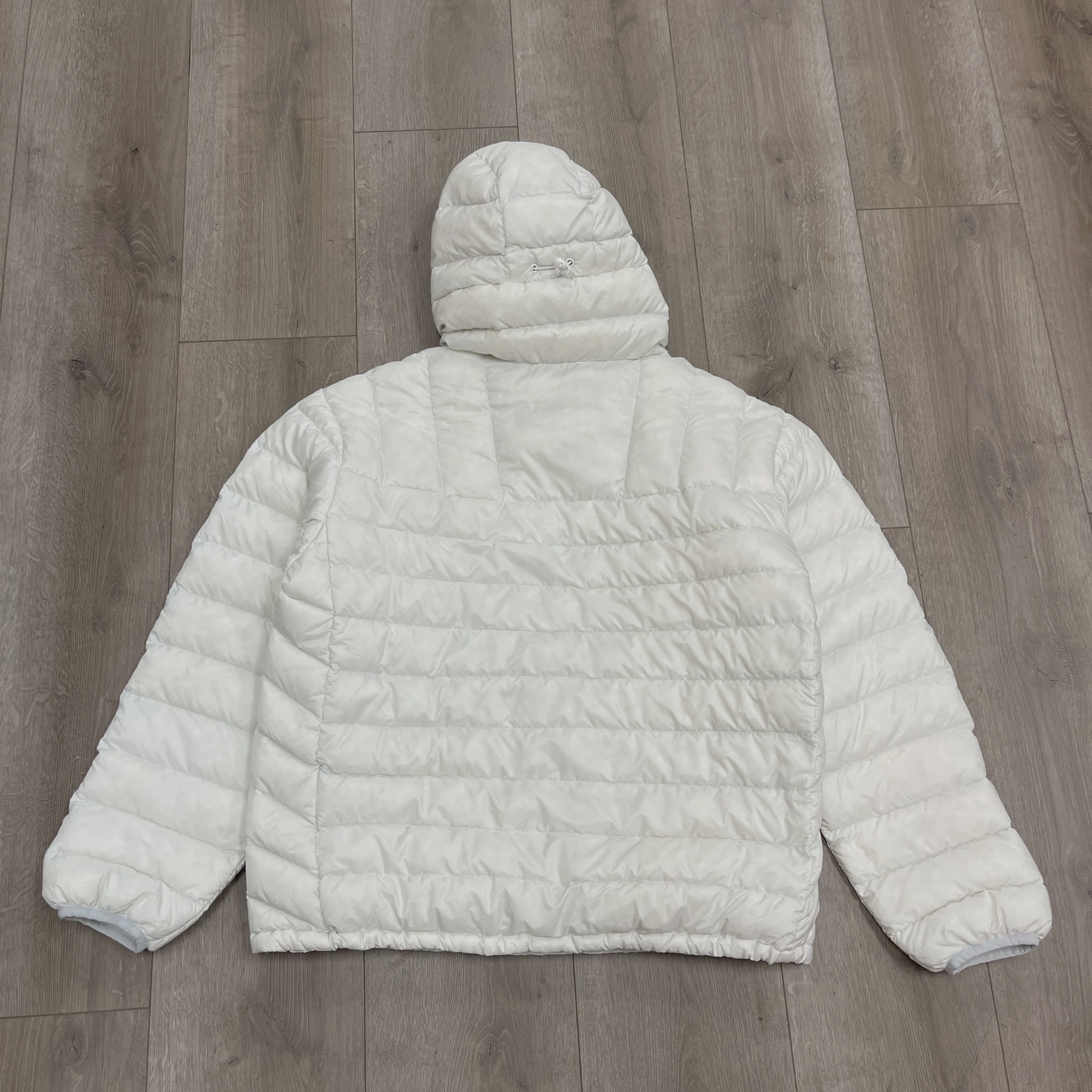 Supreme Micro Down Half Zip Hooded Pullover White • Pre-Owned [6544] 2