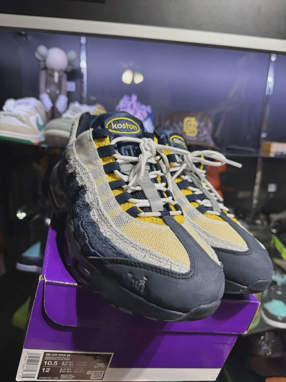Nike Air Max 95 SB Eric Koston Obsidian Speed Yellow • Pre-Owned [7960] 4