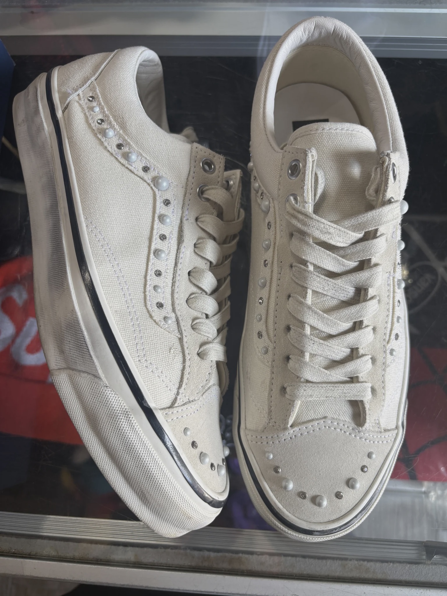 Vans OTW Old Skool 36 Pearlized Pack Marshmallow • Pre-Owned [6498] - photo 1