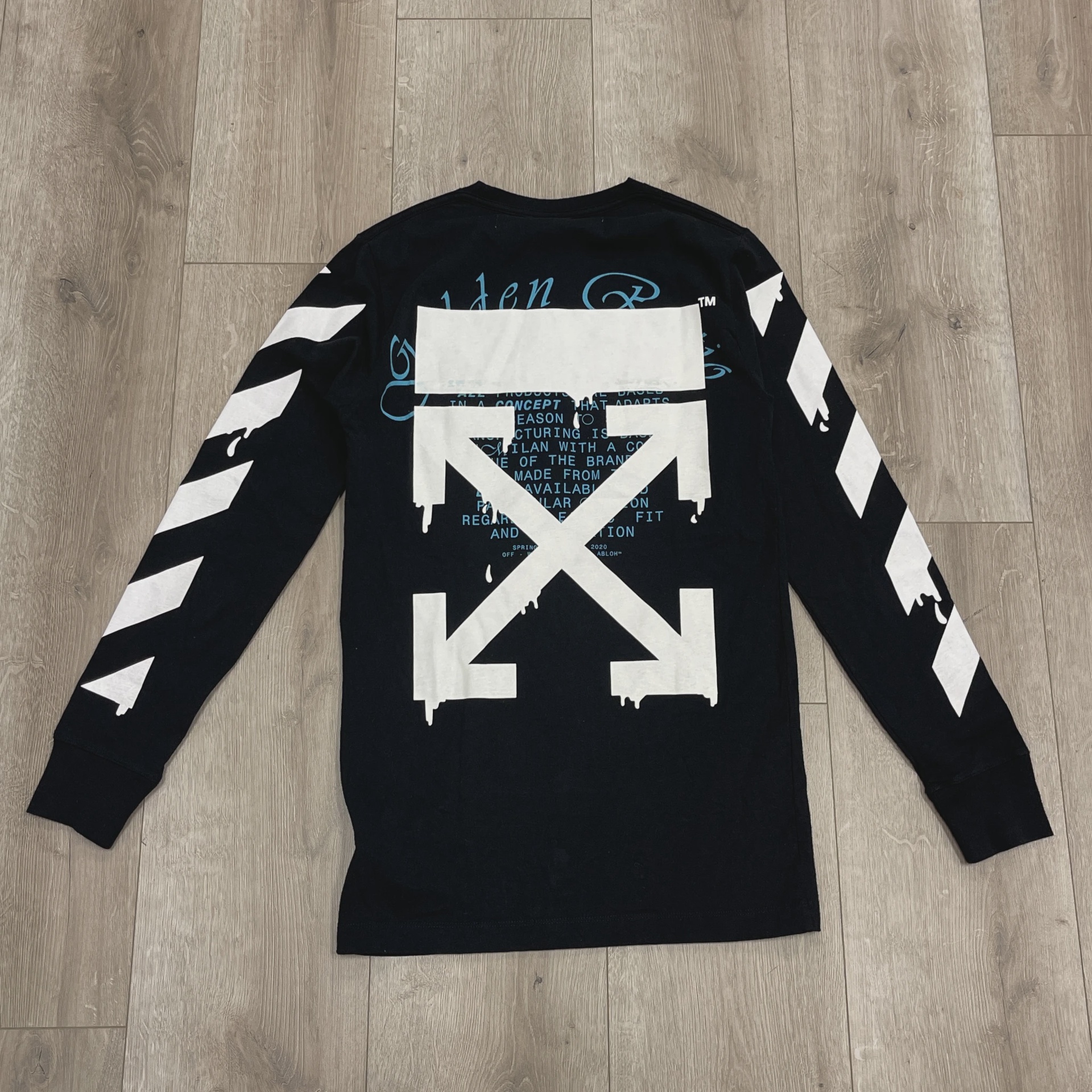 Off-White Dripping Arrows Long Sleeve Tee • Pre-Owned [1953] 6