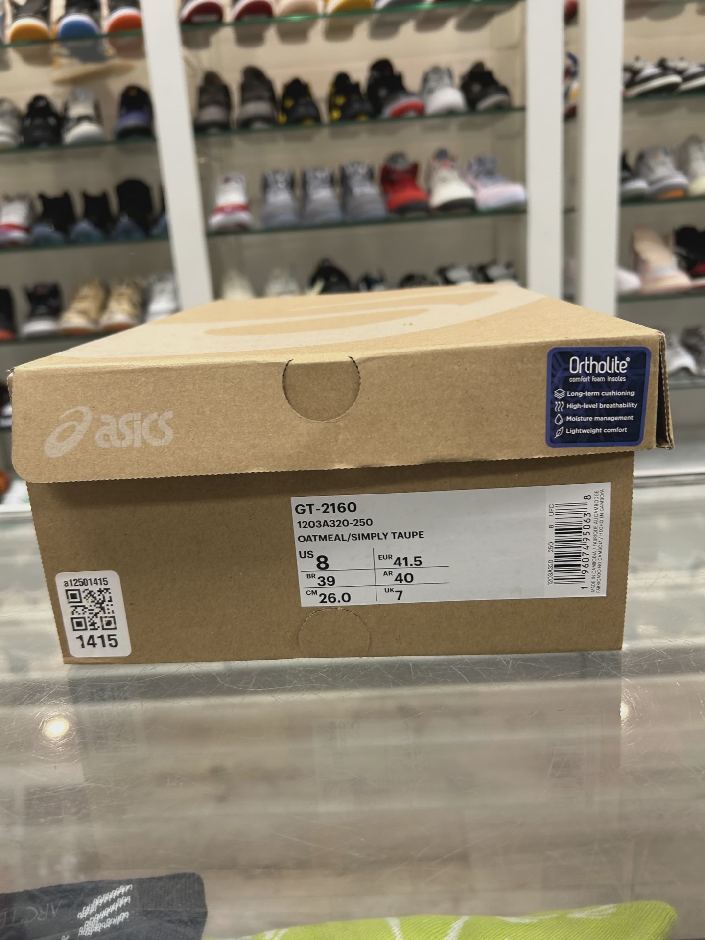 ASICS Gel-2160 Oatmeal Simply Taupe • Pre-Owned [8905] 3
