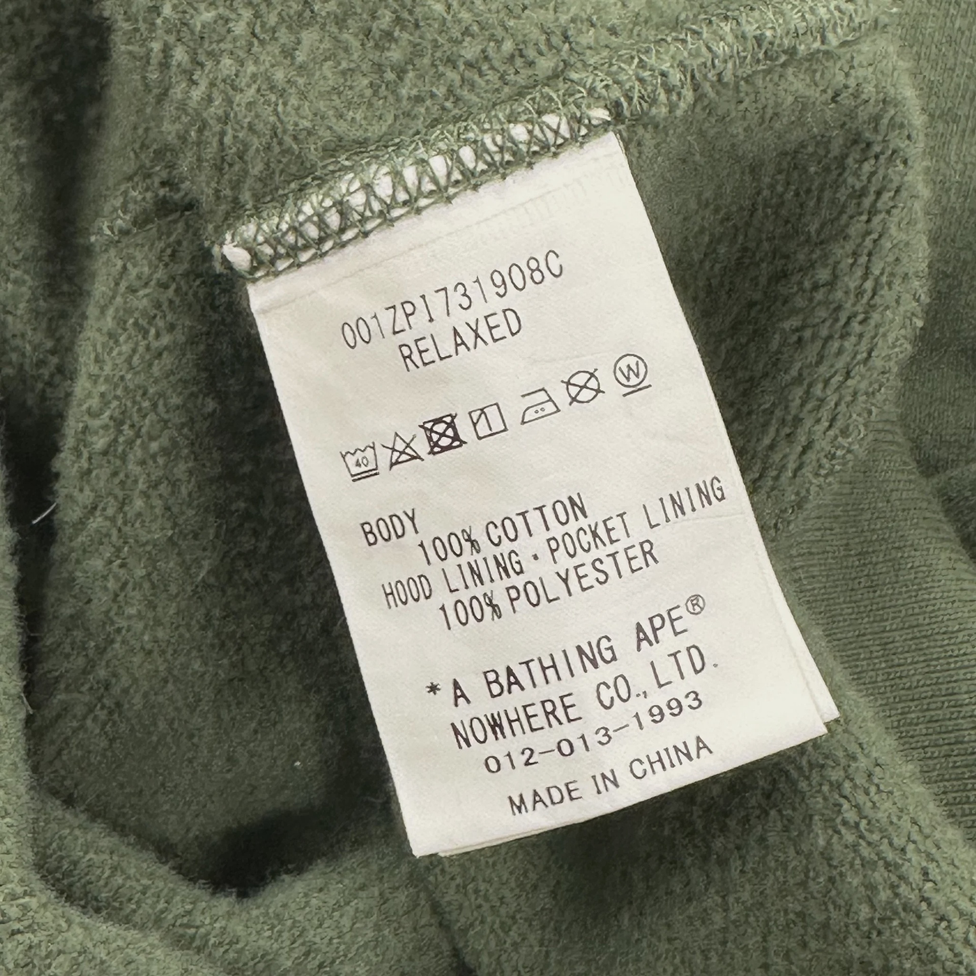 Undefeated Bape zip up • Pre-Owned [4581] - photo 6
