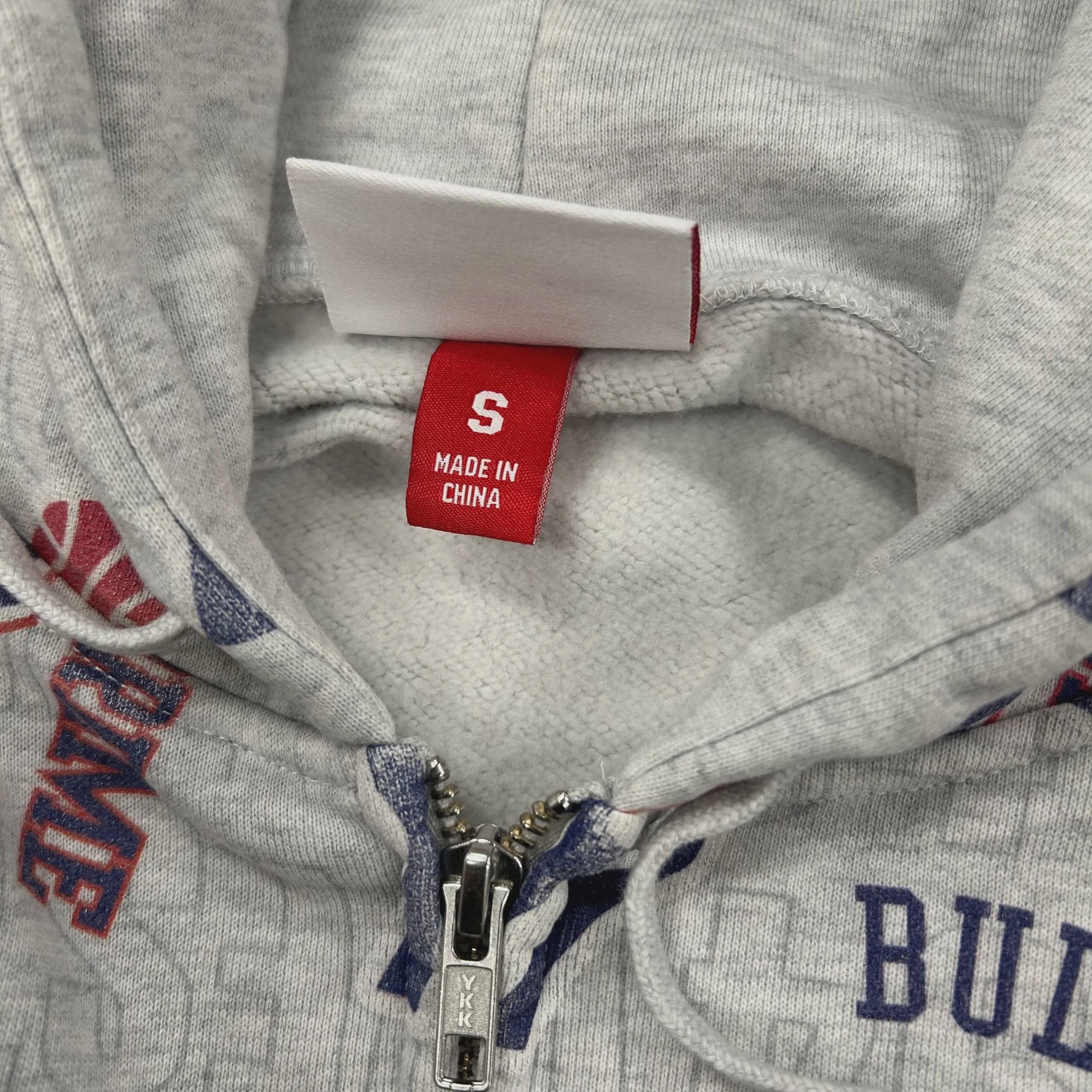 Supreme x Mitchell & Ness Teams Zip Up Hooded Sweatshirt • Pre-Owned [9299] - photo 4