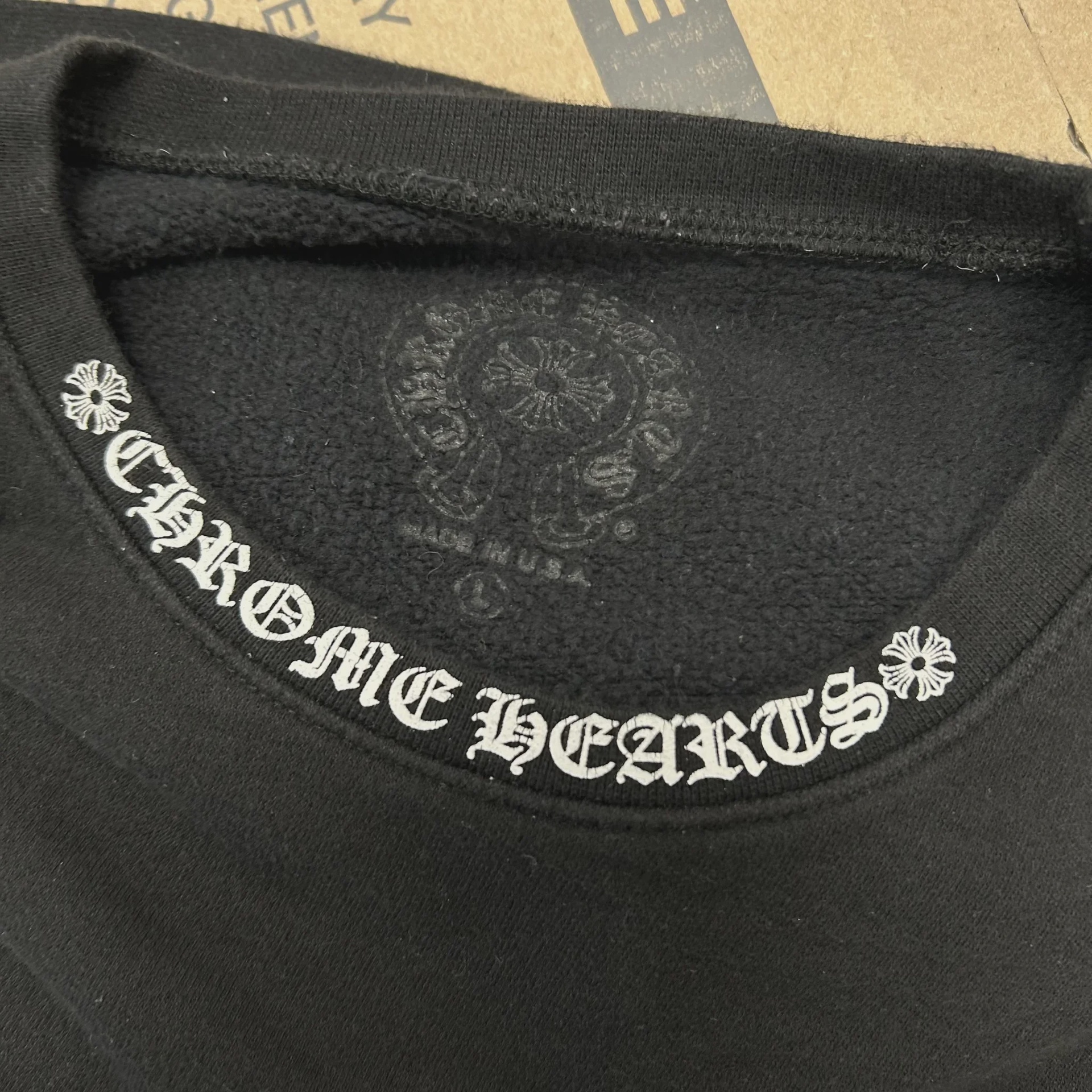 Chrome Hearts Neck Logo Crewneck Sweatshirt • Pre-Owned [5048] - photo 7