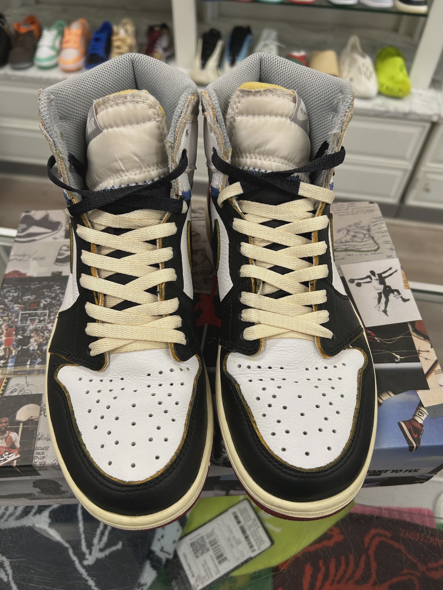 Air Jordan 1 Retro High Union Los Angeles Black Toe • Pre-Owned [0514] - photo 5