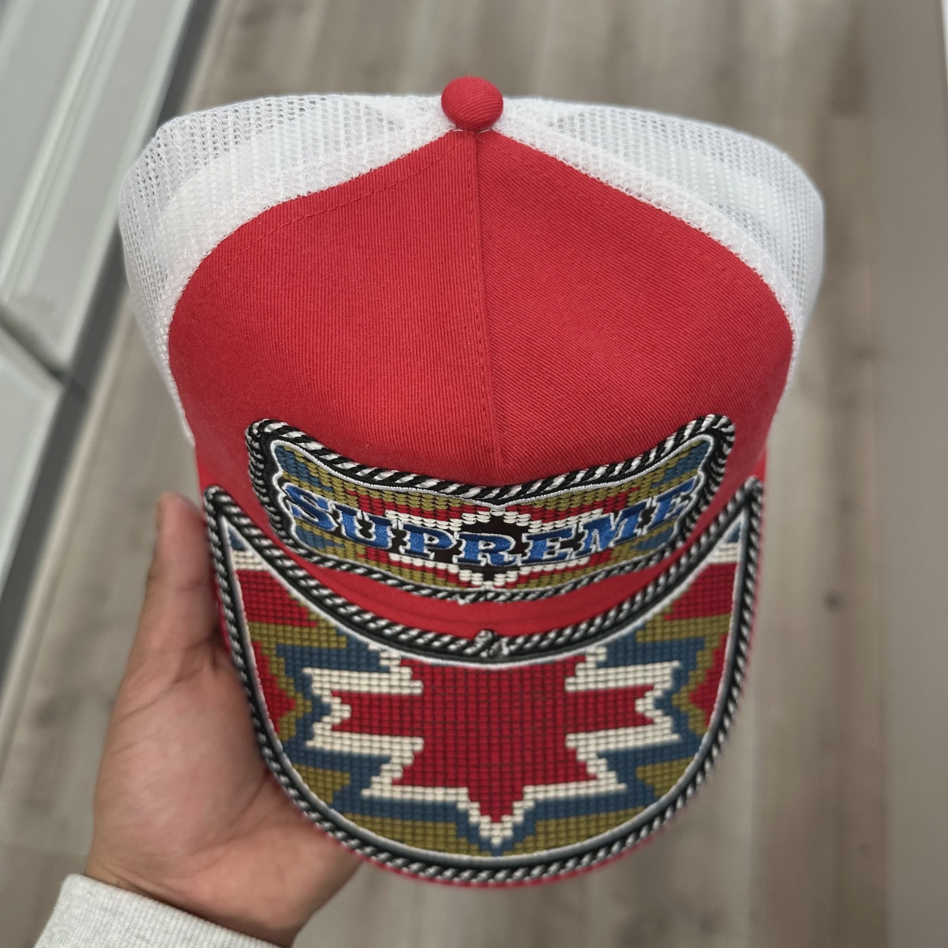 Supreme Trucker Hat Cowboy Style • Pre-Owned [2241] - photo 4