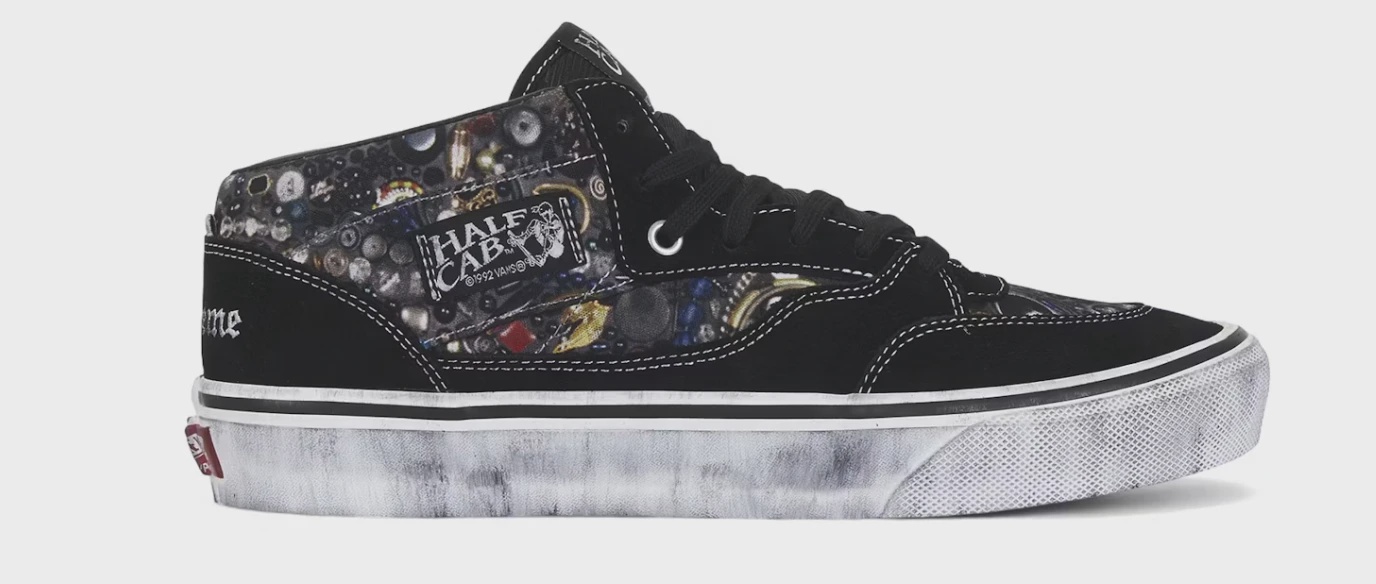 Vans Half Cab Supreme x Mike Kelley Black • Brand New [7437]