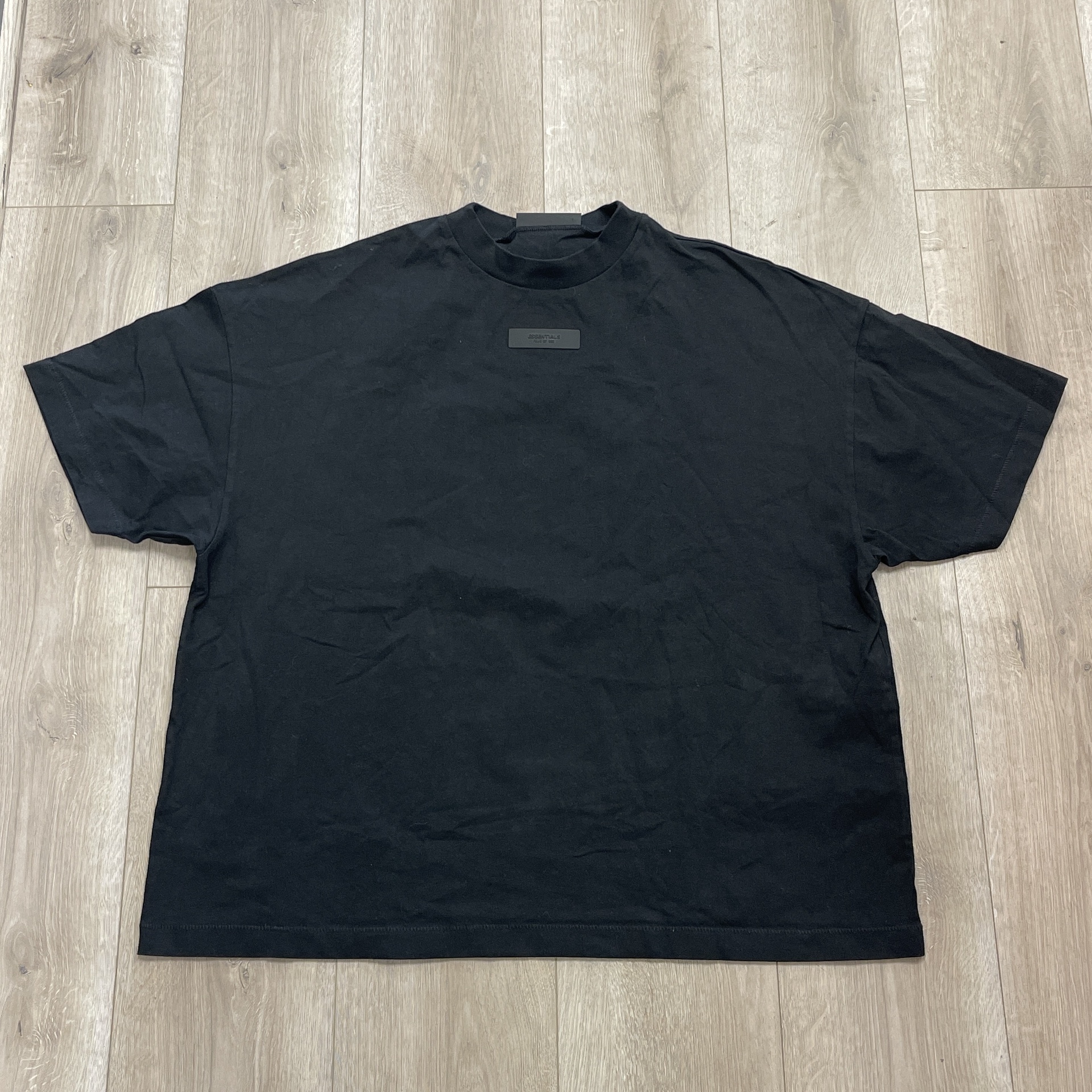 ESSENTIALS Pique 90's Short Sleeve Tee Black - Pre-Owned
