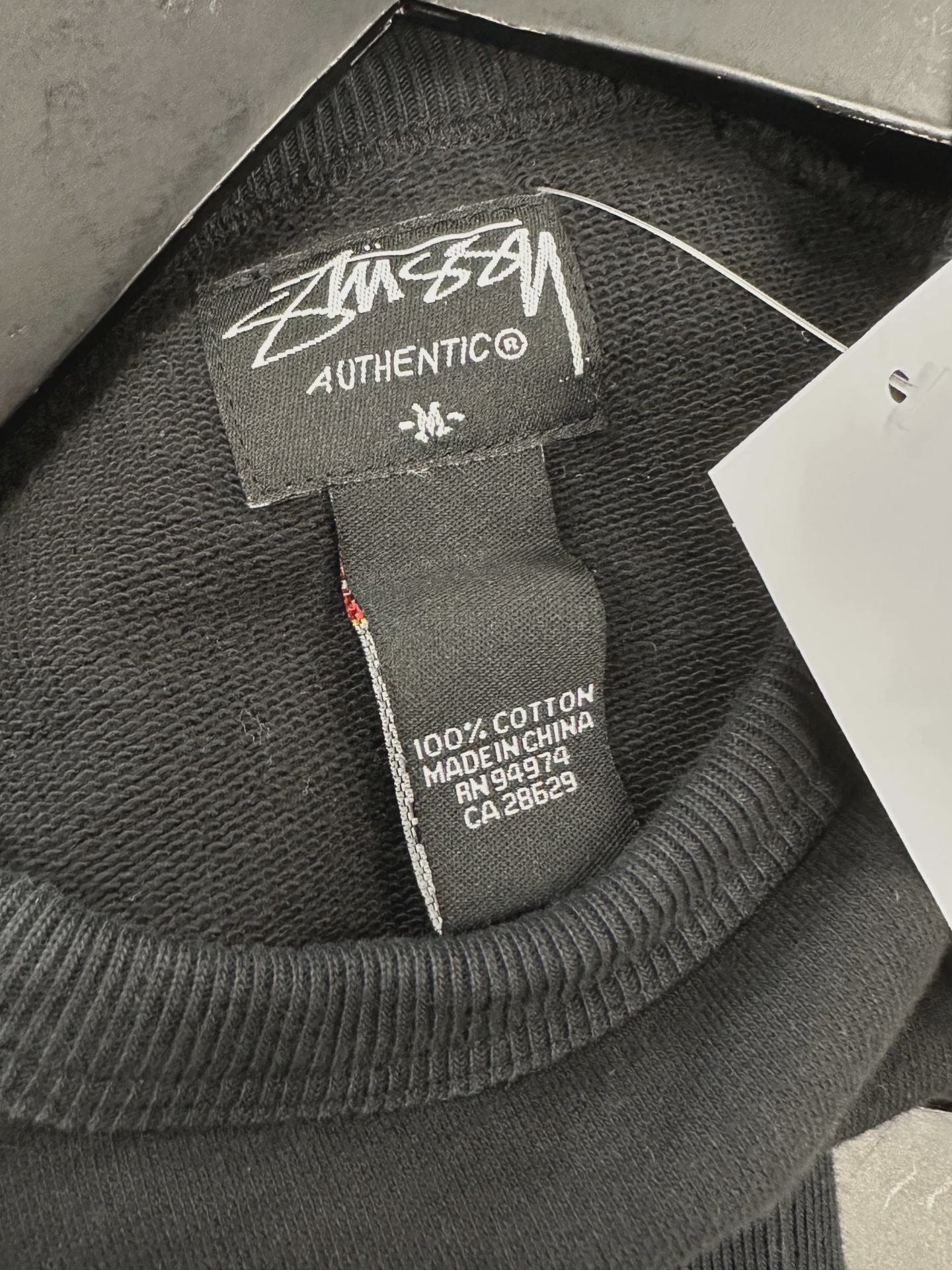 Stussy 80 crewneck sweater black • Pre-Owned [3911] 4