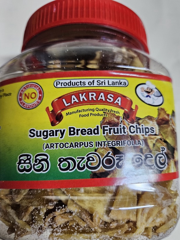 Lakrasa Sugary Bread Fruit Chips 250g