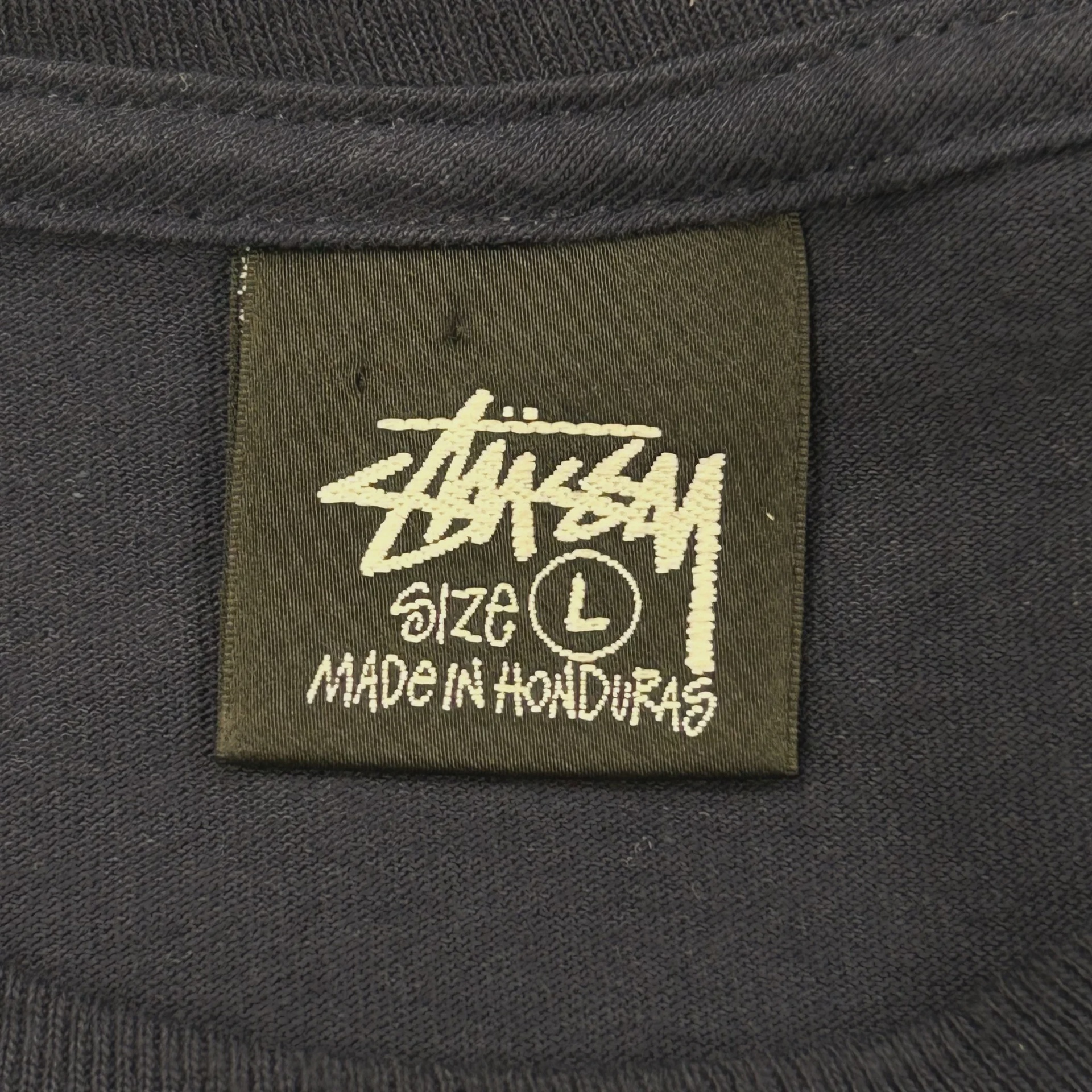 Stussy Cube Tee 'Navy' • Pre-Owned [8341] - photo 4