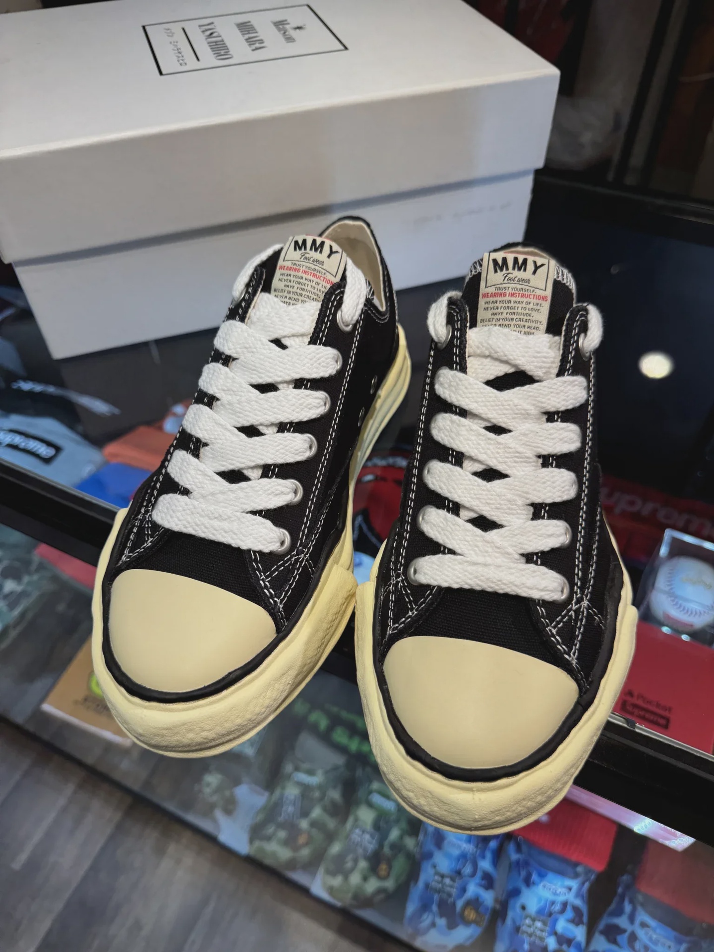 Maison Mihara Yasuhiro Peterson OG Sole Canvas Low Black • Brand New [5333] - photo 1