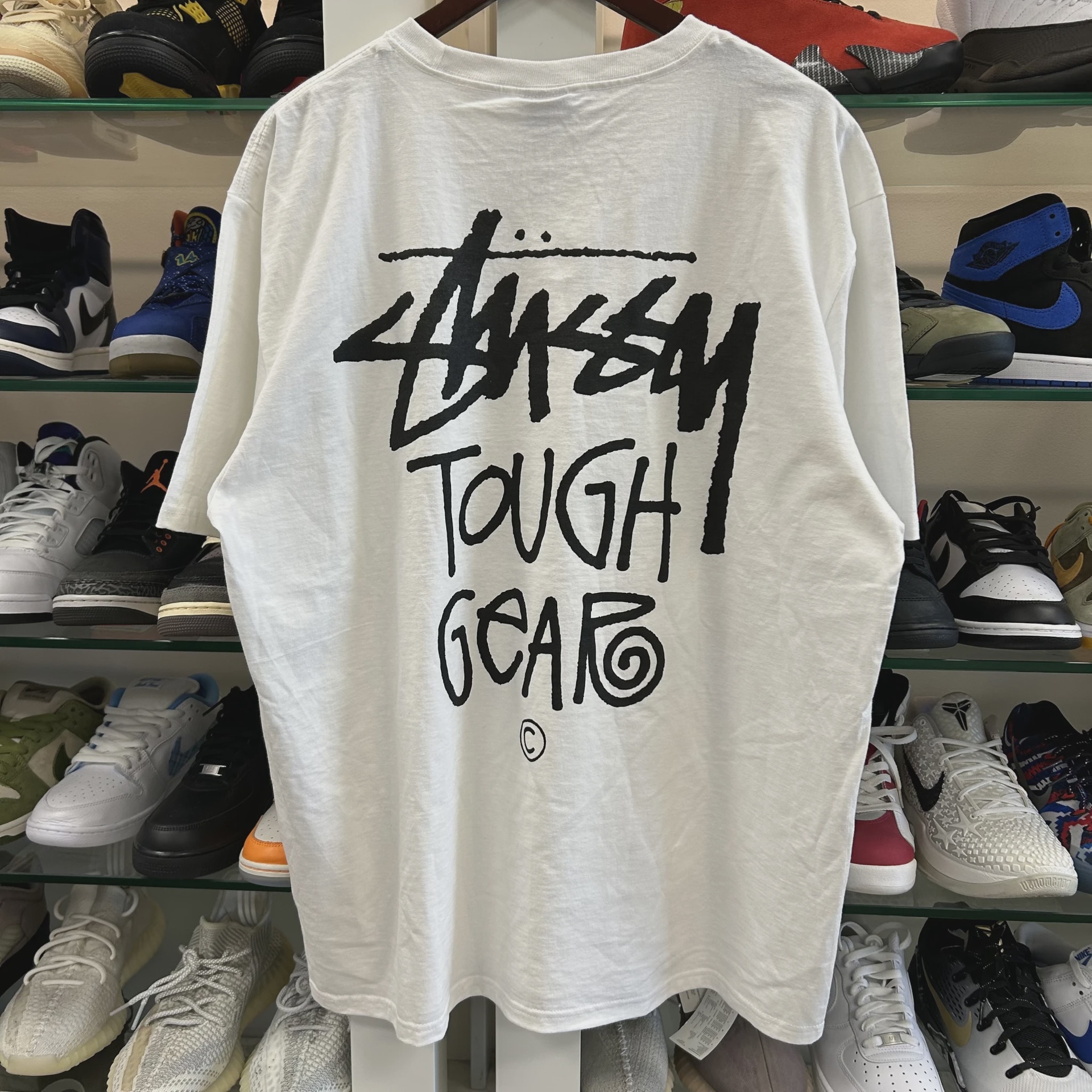 Stussy Tough Gear white tee • Pre-Owned [5939] 3