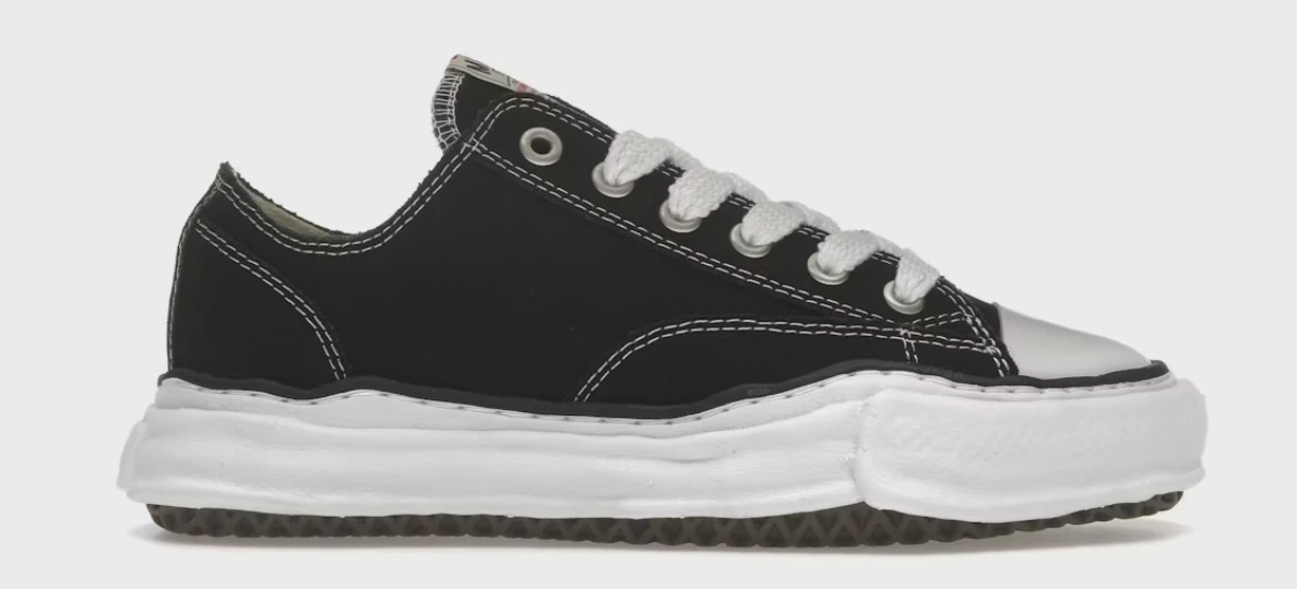 Maison Mihara Yasuhiro Peterson OG Sole Canvas Low Black • Brand New [8589]