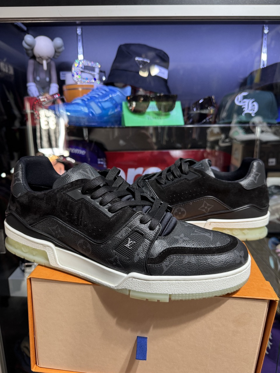 Louis Vuitton Louis Vuitton Trainer Low 'Black Monogram' - Pre-Owned