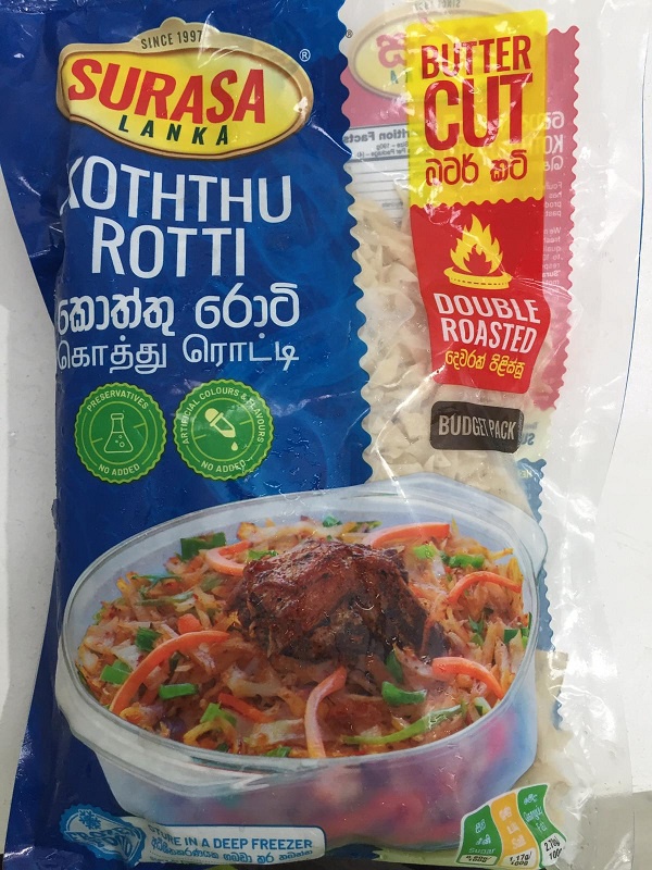 Surasa Lanka Kotthu Rottie Pieces 760g (Only On Shop Visits)
