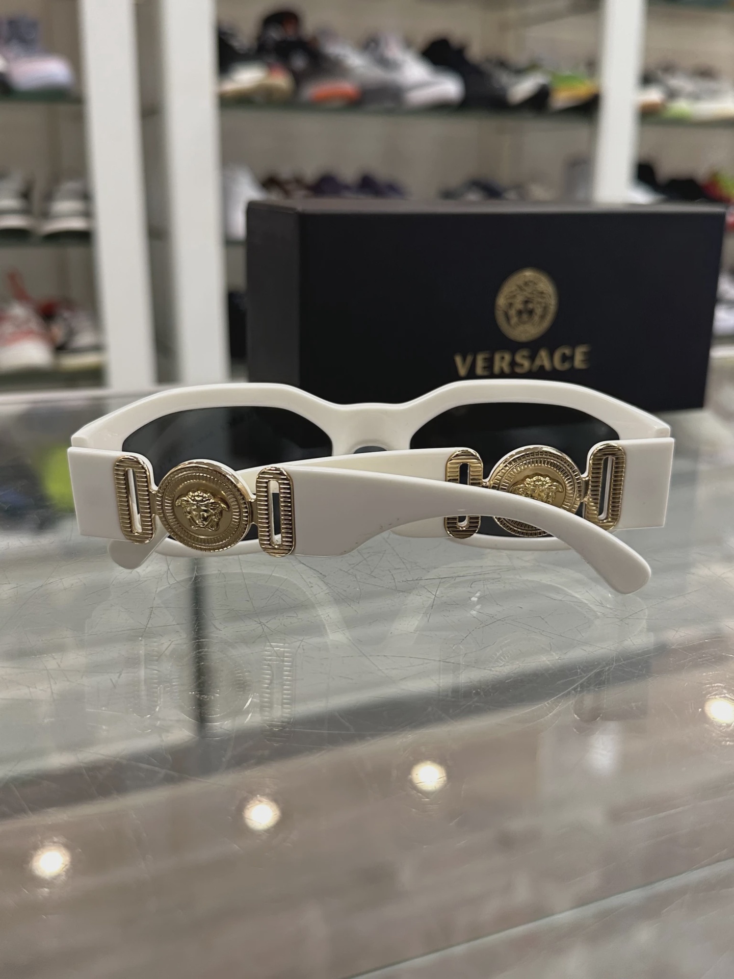 Versace Club Sunglasses White • Pre-Owned [9523] 2