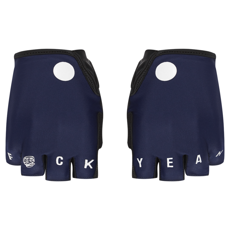 ATQ Summer Half Finger F-Yeah Gloves Navy