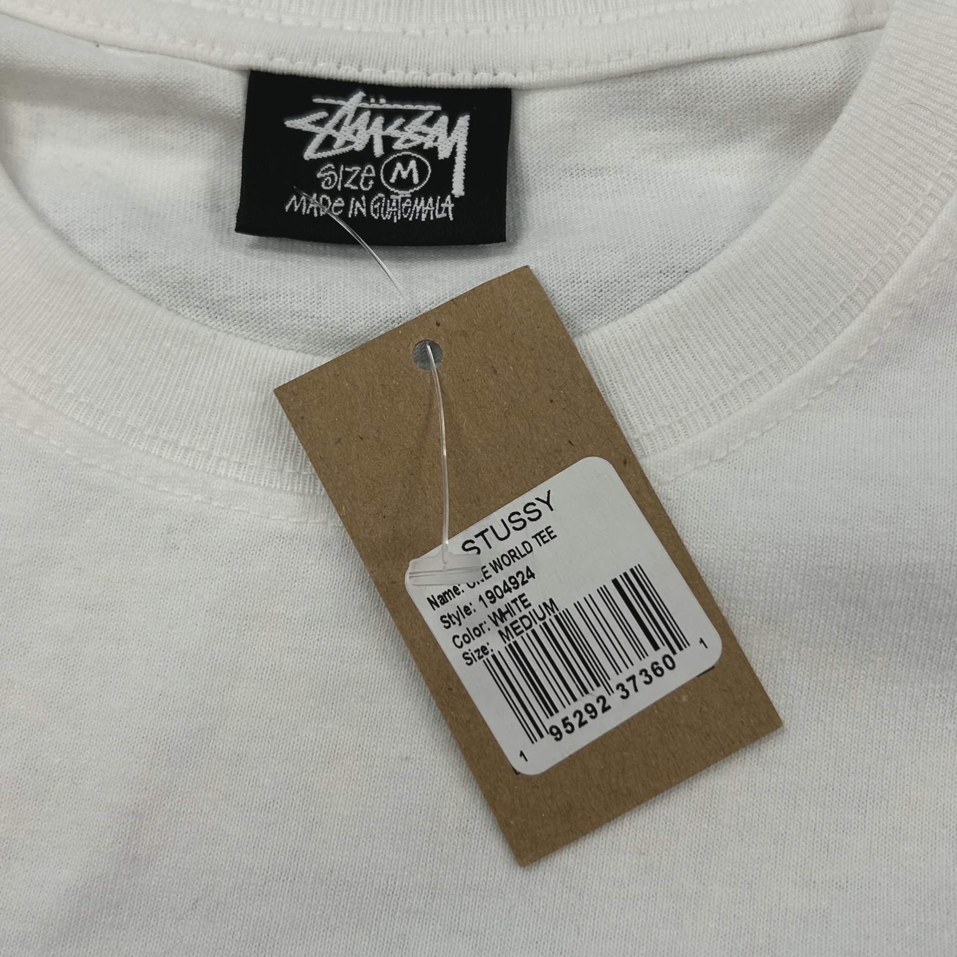 Stüssy One World Tee 'White' • Brand New [5628] - photo 4