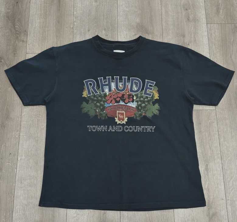 Rhude Town And Country Tee 'Vintage Black'  • Pre-Owned [8023] - photo 1